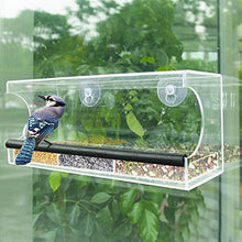 Load image into Gallery viewer, Acrylic Automatic Bird Seed Feeder